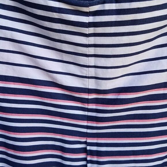 Charter Club 100% Cotton Pleated Strip Skirt Size 10 - Picture 10 of 12